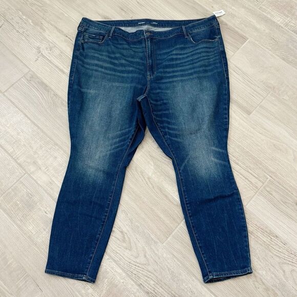 NWT Old Navy Mid Rise Pop Icon Skinny Jeans Woman’s Plus Size 28 - Picture 2 of 9